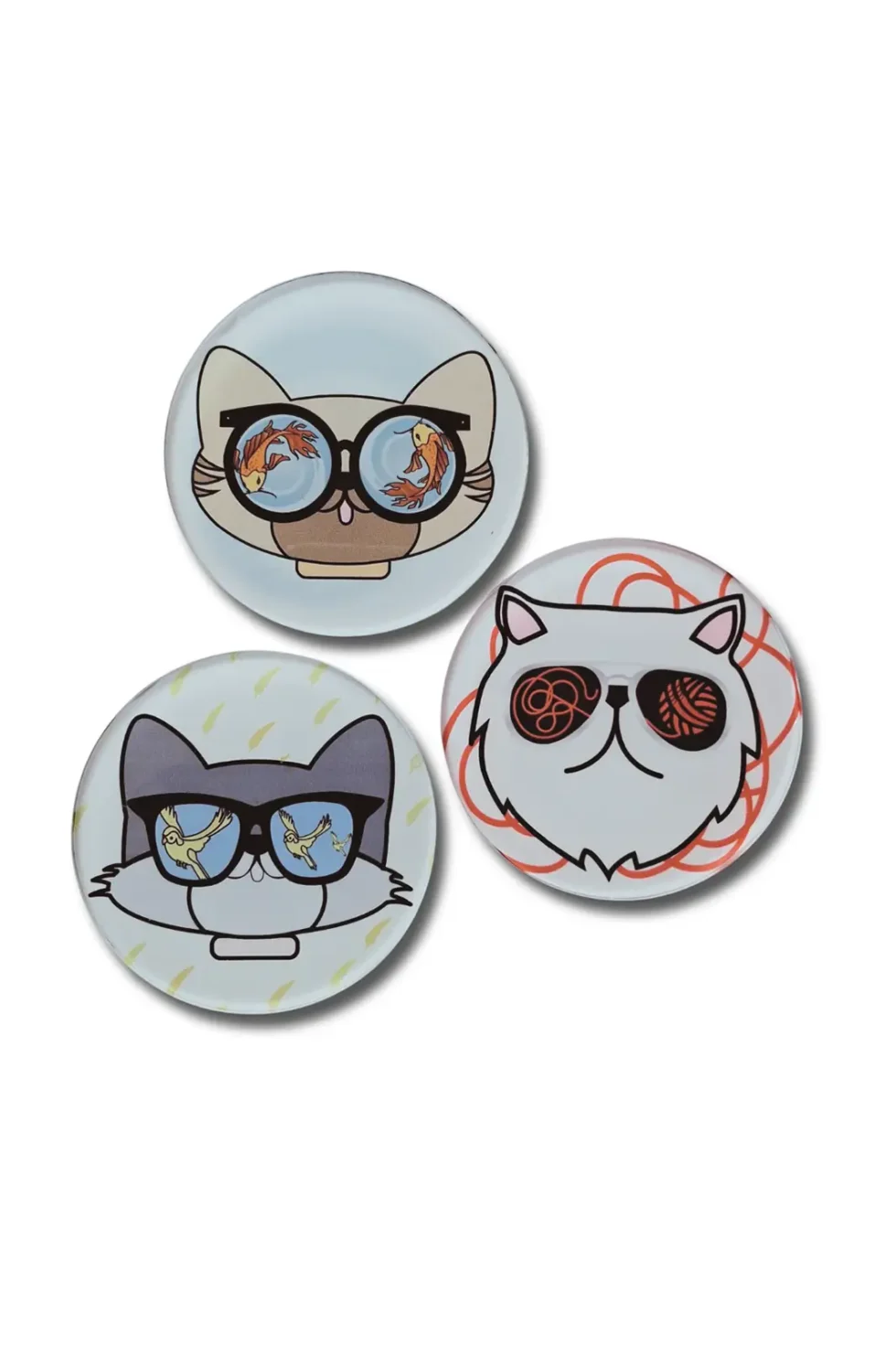 Pet Coasters Cat In Premium Acrylic Round, Cat Coaster, Acrylic Coasters, Hand Crafted Coasters, Coaster Table Set, Buy Coasters Online, Round Coaster Set, Sepia Stories