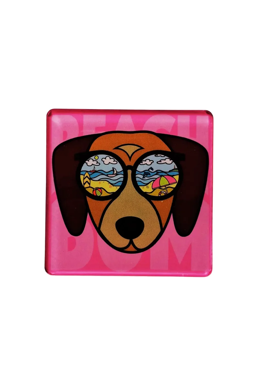 Pet Coasters Dog In Premium Acrylic, Pet Coasters, Art Deco Coasters, Painted Coasters, Custom Coasters, Hand Crafted Coasters, Square Coasters, Sepia Stories
