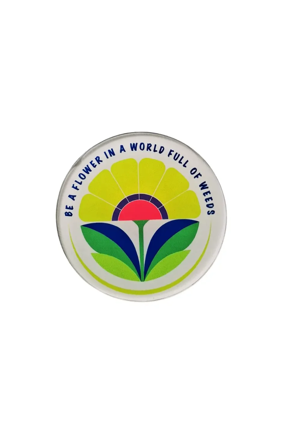 Flower Coasters In Premium Acrylic Round, Painted Flower Coasters, Coaster Table Set, Creative Coasters For Drinks, Round Coaster Set, Coasters For Cups, Sepia Stories