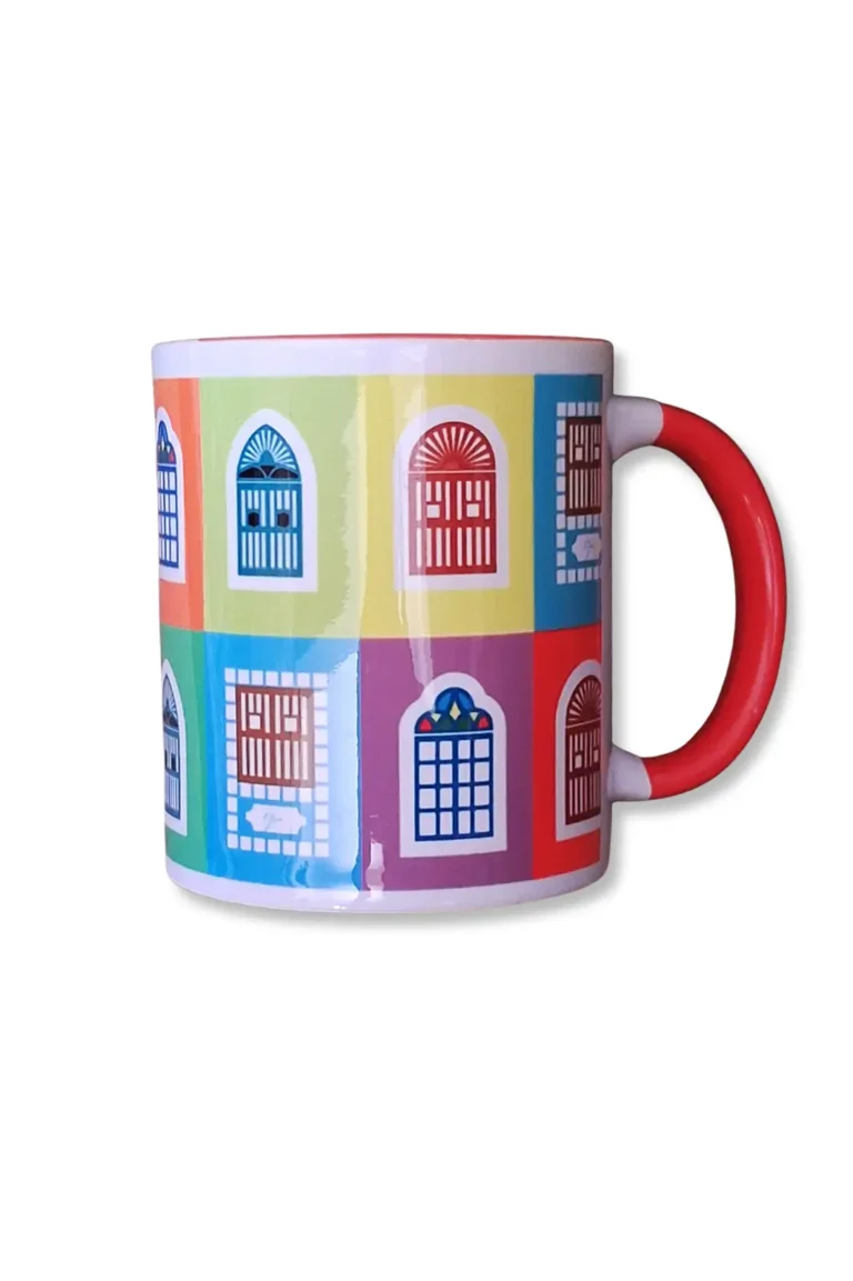 Joa Goan Window Ceramic Mug, Custom Printed Mugs, Hand Painted Mugs, Handmade Ceramic Mugs, Coffee Mugs For Gifts, Ceramic Mugs Online, Sepia Stories