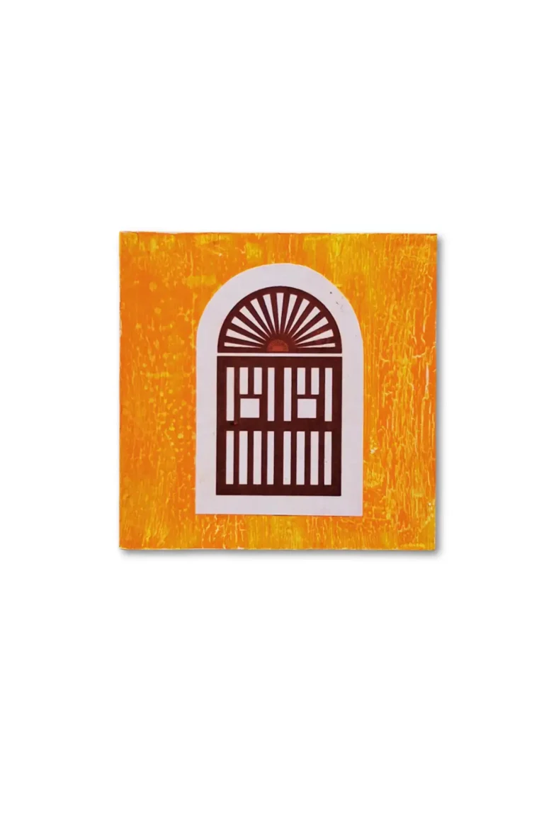 Joa Goan Window Handmade Coasters, Hand Painted Coasters, Hand Crafted Coasters, Square Coasters, Coffee Table Coaster Set, Artistic Coasters, Handmade Coaster, Coasters Design, Square Coasters, Sepia Stories