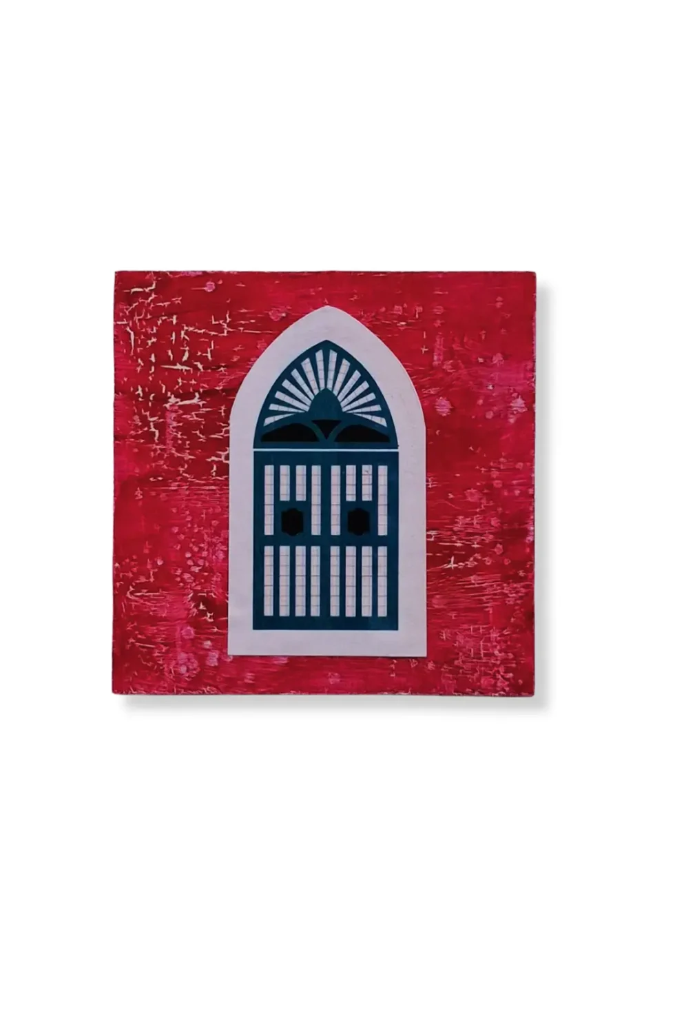 Joa Goan Window Handmade Coasters, Hand Painted Coasters, Hand Crafted Coasters, Square Coasters, Coffee Table Coaster Set, Artistic Coasters, Handmade Coaster, Coasters Design, Square Coasters, Sepia Stories