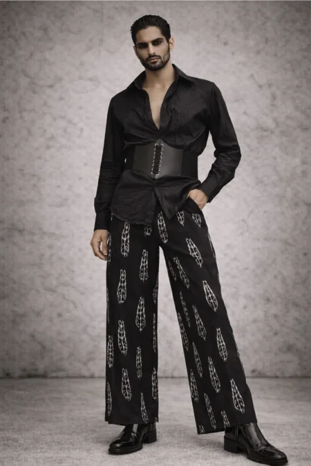 Roo Crushed Cotton Shirt Black, Cotton Shirts for Men, Party Wear Shirts for Men, Black Shirt for Men, Cotton Stylish Shirts for Men, Cotton Shirts, Black Cotton Shirt for Men, Dark Black Shirt, Sepia Stories