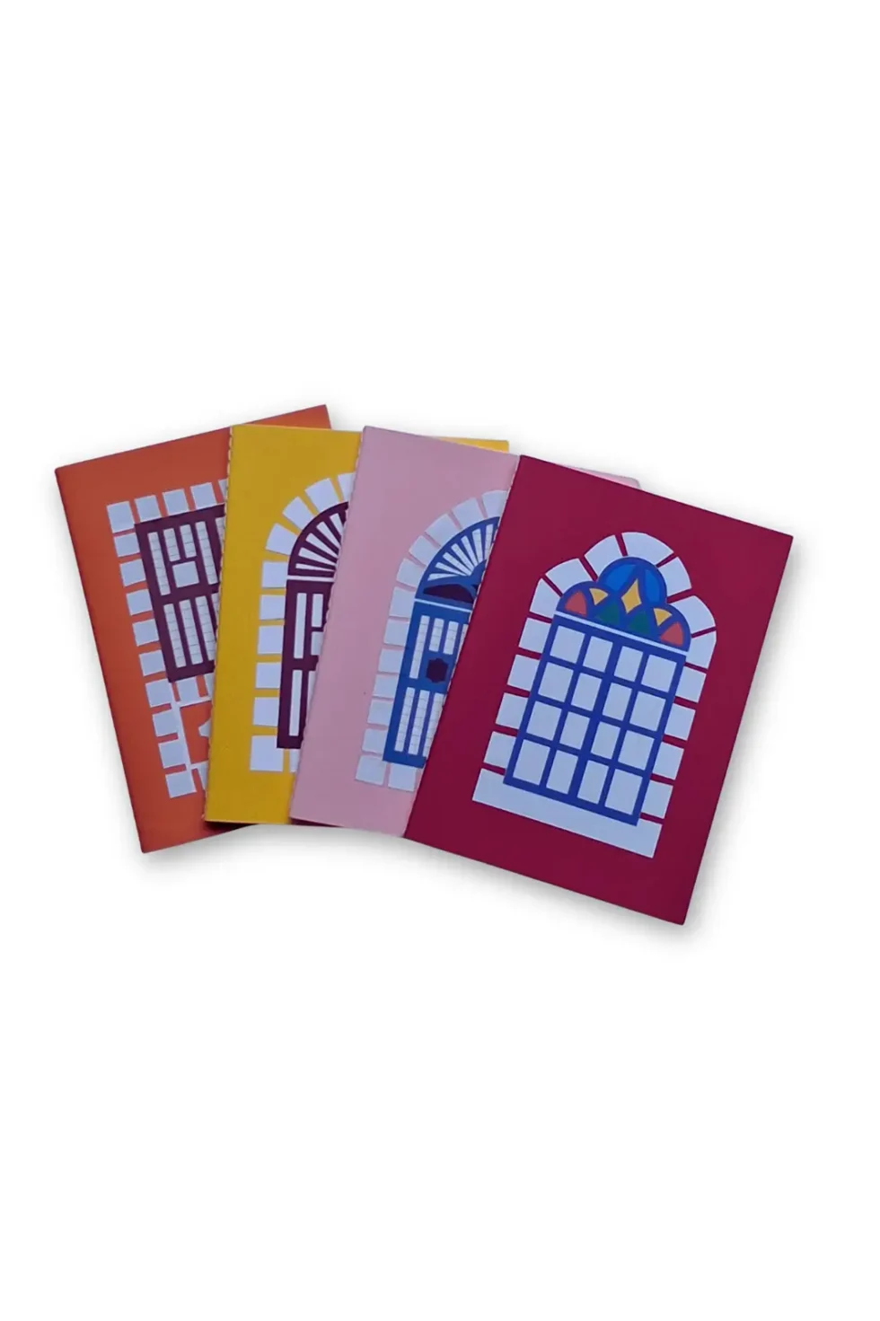 Joa Goan Window 1 Red, Handmade Pocket Notebooks,, Handmade Pocket Notebooks, Printed Notebooks, Handmade Notebook, Creative Writing Notebooks, Notebook For Daily Notes, Red Notebook, Sepia Stories, Jack Of All, Hardbound notebooks, Notebooks online