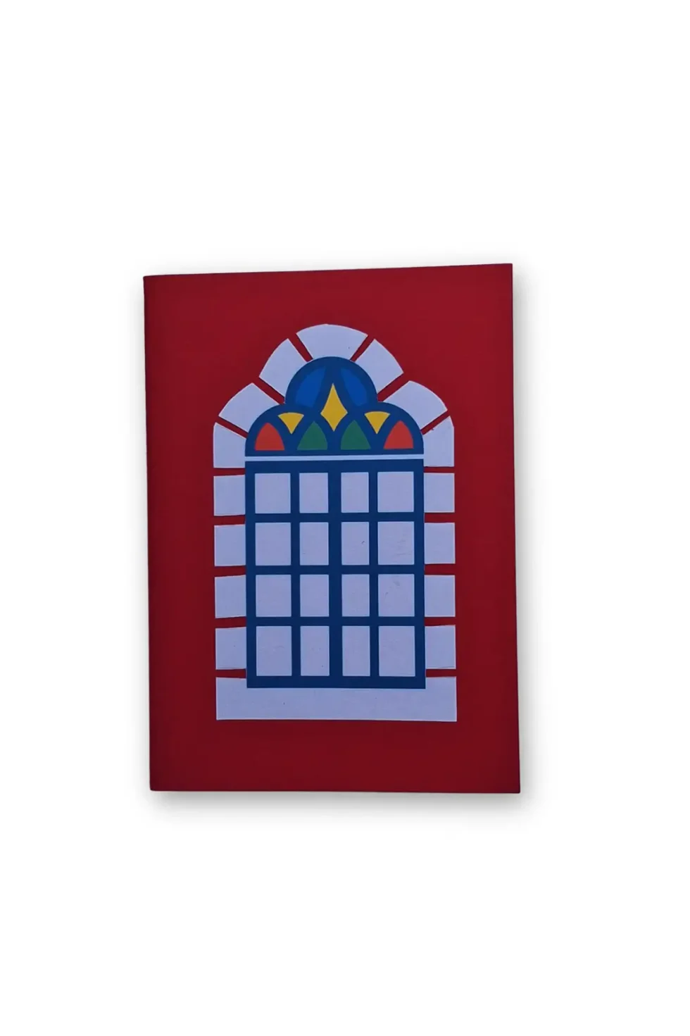 Joa Goan Window 1 Red, Handmade Pocket Notebooks,, Handmade Pocket Notebooks, Printed Notebooks, Handmade Notebook, Creative Writing Notebooks, Notebook For Daily Notes, Red Notebook, Sepia Stories, Jack Of All, Hardbound notebooks, Notebooks online