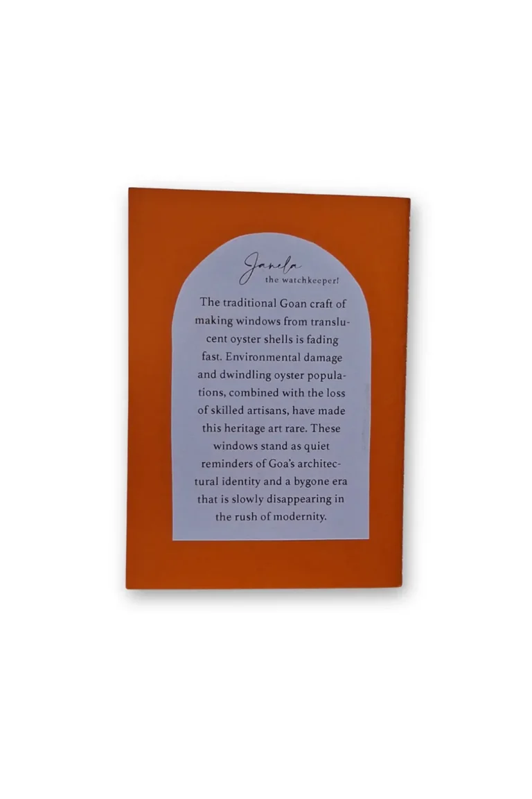JOA Goan Window 5 Orange Hardbound Notebook For Journaling, Handmade Pocket Notebook, Printed Notebook, Orange Notebooks, Paper Notebook, Hardbound Notebooks, Notebooks For Journaling, Vertical Notebook, Goal Setting Notebook, Daily Writing Notebook, Sepia Stories, Jack Of All, Notebooks online