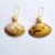 JOA Gold And Natural Small Handpainted Goa Earrings, Creative Earrings, Funky Earrings, Casual Earrings, Sea Shell Earrings, Designer Earrings, Themed Earrings, Hand Painted Earrings Jewelry, Shell Earrings, Sea Shell Earrings, Designer Earrings, Sustainable Jewellery, Sepia Stories, Jack Of All,