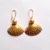 JOA Gold Pearl Dotted 1 Small Creative Goa Earrings, Handmade Earrings, Artistic Earrings, Themed Earrings, Goa Earrings, Creative Earrings, Gold Earrings, Shell Earrings, Sea Shell Earrings, Designer Earrings, Sustainable Jewellery, Sepia Stories, Jack Of All,