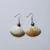 JOA Natural 1 White Hand Painted Sea Shell Earrings, Goa Earrings, Sustainable Jewellery, Designer Earrings, Artistic Earrings, Handmade Earrings, Sepia Stories, Jack Of All, Themed Earrings, Handcrafted Earrings For Women