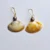 JOA Natural 2 Small Yellow Hand Painted Sea Shell Earrings, Artistic Earrings, Handmade Earrings, Goa Earrings, Sustainable Jewellery, Designer Earrings, Sepia Stories, Jack Of All, Themed Earrings, Handcrafted Earrings For Women,