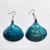 JOA Turquoise Mosaic Handmade Sustainable Jewellery, Hand Painted Earrings Jewelry, Shell Earrings, Sea Shell Earrings, Designer Earrings, Sepia Stories, Jack Of All, Themed Earrings, Casual Earrings, Sustainable Jewelry, Turquoise Earring