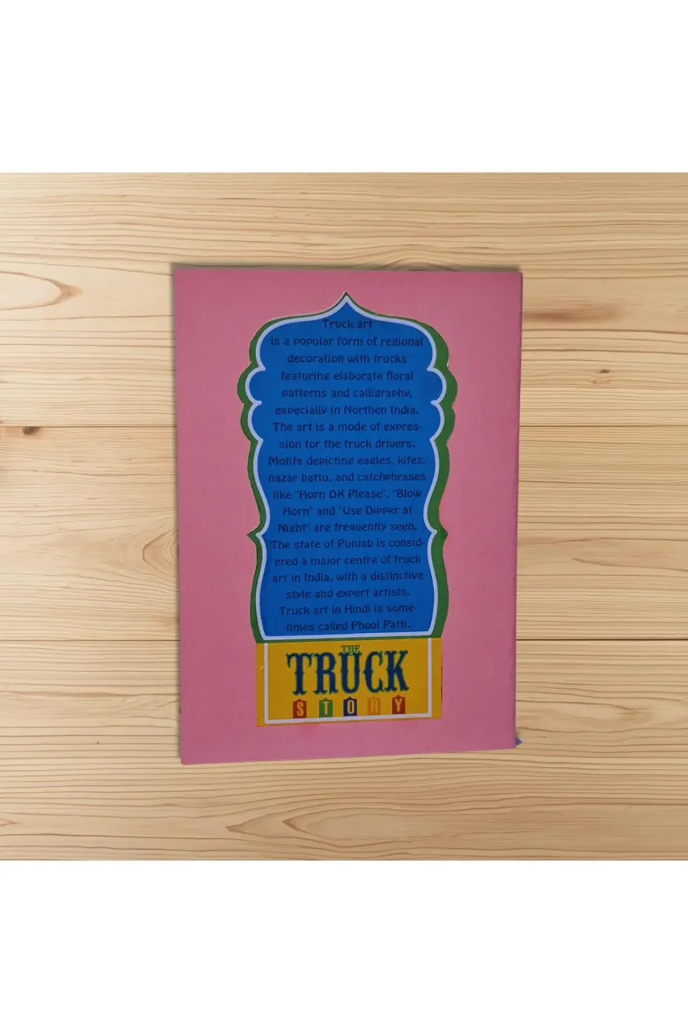 JOA Truck Story 1 Salmon Pink Printed Notebook, Creative Writing Notebooks, Pink Notebooks, Handmade Notebook, Printed Notebook, Artistic Notebooks, Vertical Notebook, Goal Setting Notebook, Daily Writing Notebook, Sepia Stories, Jack Of All, Notebooks online, Notebook For Daily Notes