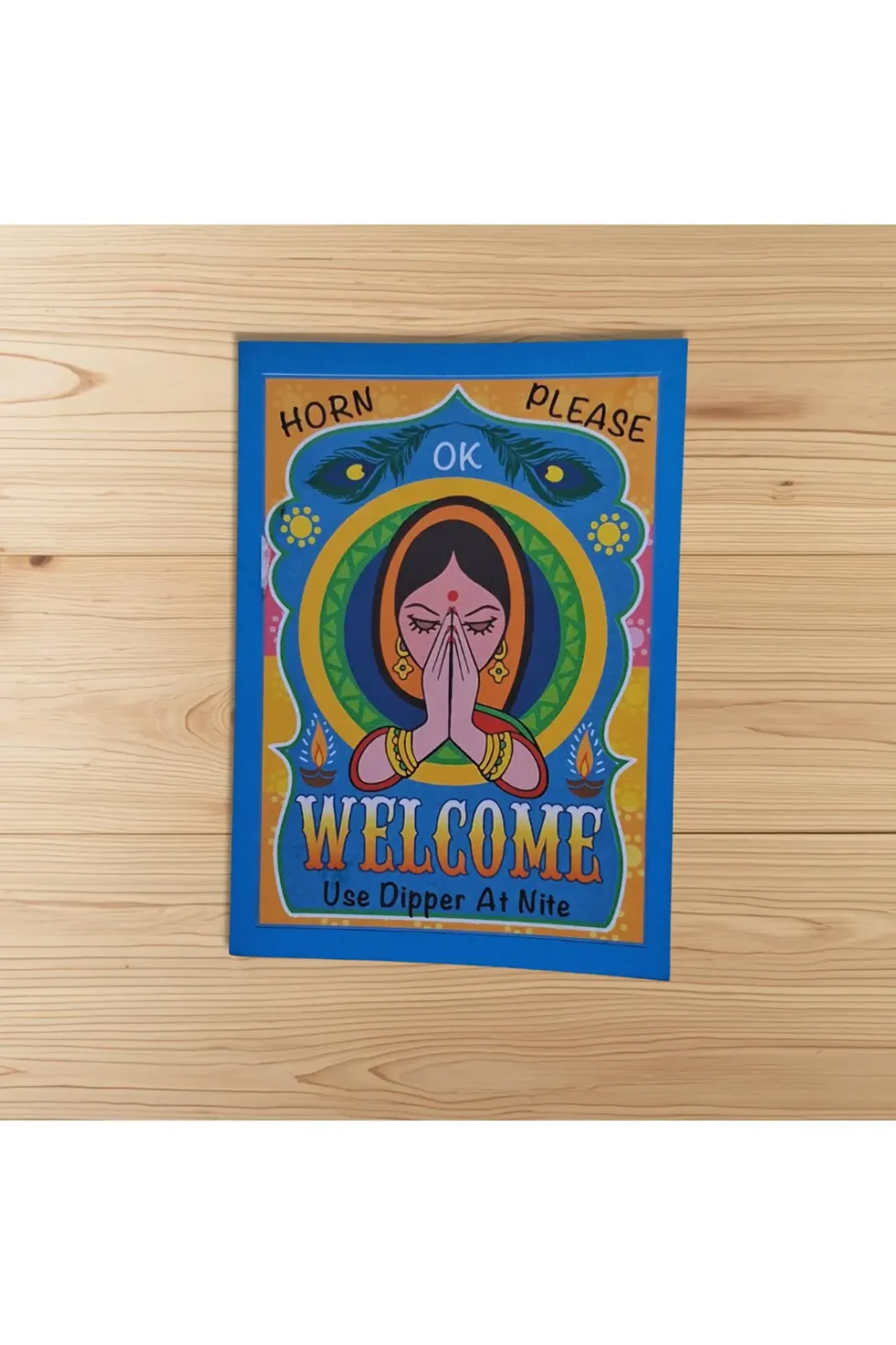 JOA Truck Story 4 Blue Notebook For Daily Notes, Blue Notebooks, Handmade Notebook, Printed Notebook, Artistic Notebooks, Creative Writing Notebooks