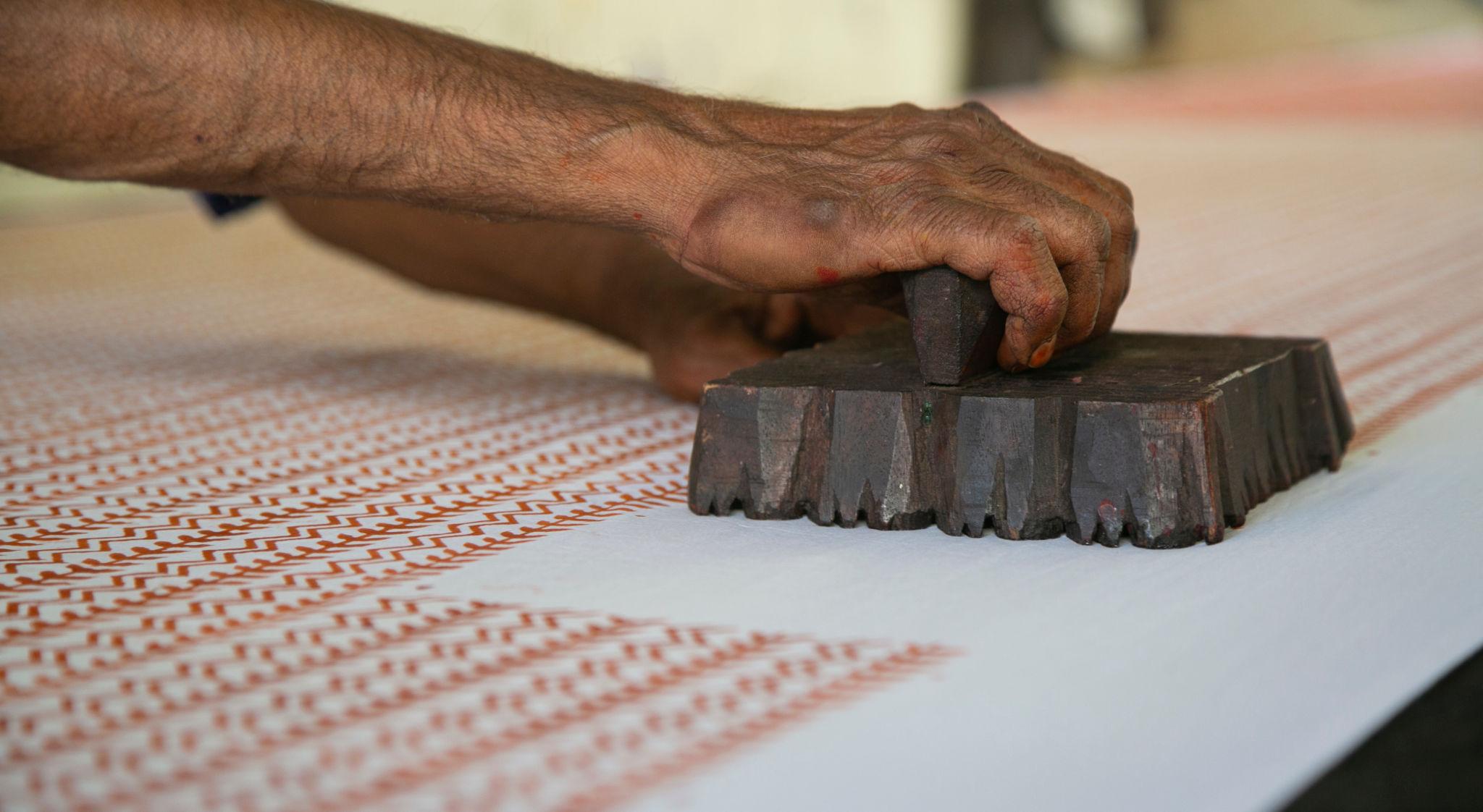 Hand Block Printing Process, Process Of Hand Block Printing, Types Of Hand Block Printing, Hand Block Prints, Block Printing On Fabric, Sepia Stories