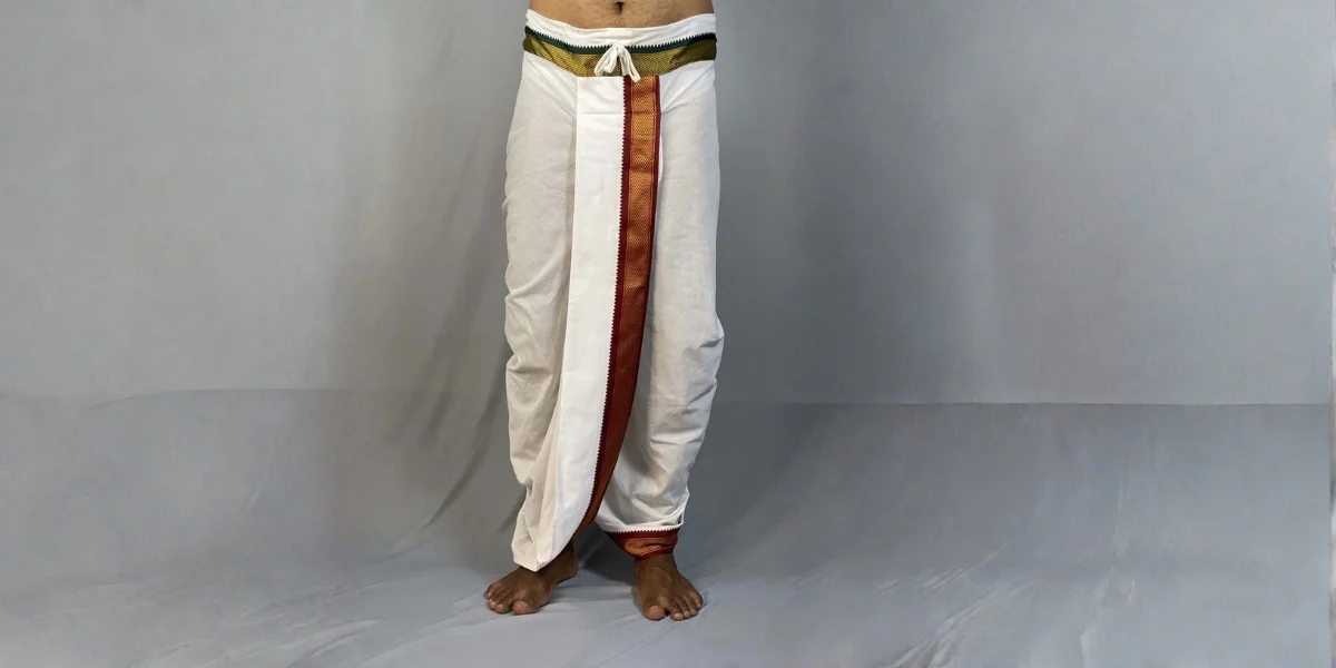 How To Wear Dhoti For Men, Wearing A Dhoti, Dhoti Style For Men, Wearing Dhoti, Dhoti Wearing Styles, Dhoti Draping Styles, Dhoti Wearing Steps