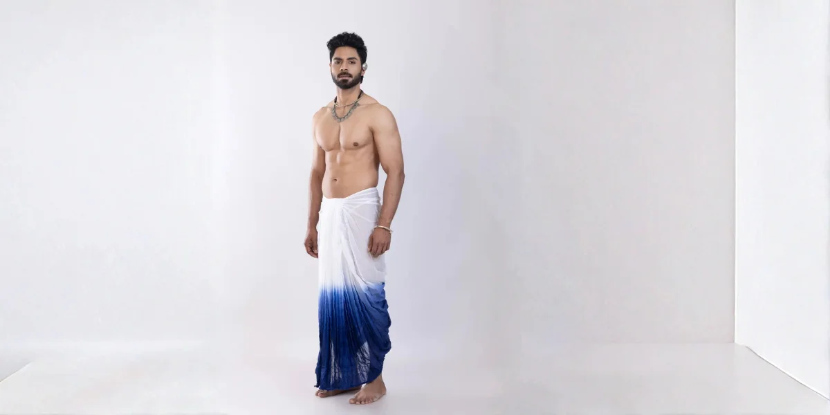 How To Wear Dhoti For Men, Wearing A Dhoti, Dhoti Style For Men, Wearing Dhoti, Dhoti Wearing Styles, Dhoti Draping Styles, Dhoti Wearing Steps