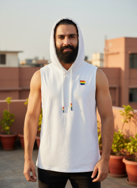 PRIDE SLEEVELESS HOODIE